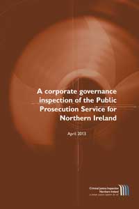 A corporate governance inspection of the Public Prosecution Service for Northern Ireland