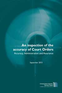 An inspection of the accuracy of Court Orders
