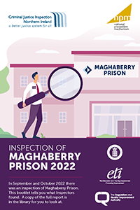 Cover of Summary of the Maghaberry Prison Inspection 2022
