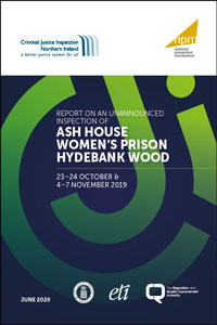 Unannounced Inspection of Ash House Women's prison Hydebank Wood